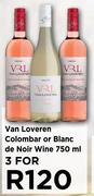 Van Loveren Colombar Or Blanc De Noir Wine-For 3 x 750ml