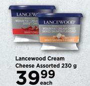 Lancewood Cream Cheese Assorted-230g Each