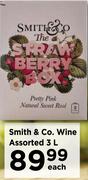 Smith & Co. Wine Assorted-3L Each