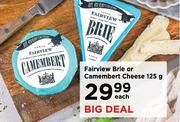 Fairview Brie Or Camembert Cheese-125g Each