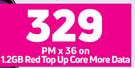 Samsung Galaxy A34 Smartphone-On 1.2GB Red Top Up Core More Data