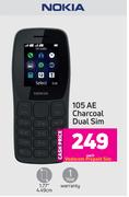 Nokia 105 AE Charcoal Dual Sim-Each