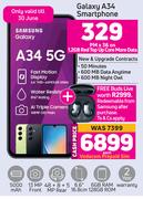 Samsung Galaxy A34 Smartphone-Each