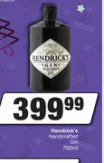 Hendrick's Hand Crafted Gin-750ml