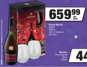 Remy Martin VSOP 750ml With 2 Glasses Gift Set-Per Pack