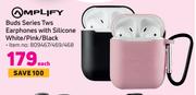 Amplify Buds Series Tws Earphones With Silicone White/ Pink/ Black-Each