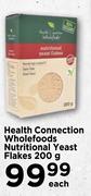 Health Connection Wholefoods, Nutritional Yeast Flakes-200g Each