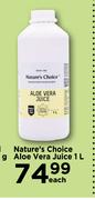 Nature's Choice Aloe Vera Juice-1Ltr Each