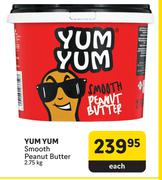 Yum Yum Smooth Peanut Butter-2.75Kg Each