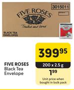 Five Roses Black Tea Envelope-200 x 2.5g