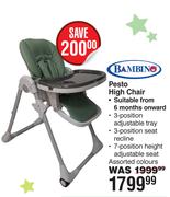 Bambino Pesto High Chair