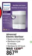 Philips Avent Advanced Electric Steriliser