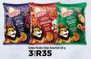 Simba Potato Chips Assorted-For 3 x 120g