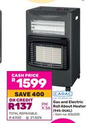 Cadac Gas & Electric Roll About Heater 945-DUAL