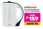 Mellerware 2L Corded Kettle