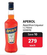 Aperol Aperitivo Liqueur-750ml Each