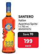 Santero Italian Aperitivo Spritz-750ml Each