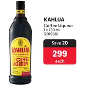 Kahlua Coffee Liqueur-750ml Each