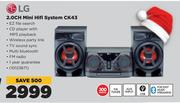 LG 2.0 CH Mini HiFi System CK43