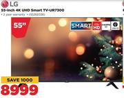 LG 55" 4K UHD Smart TV UR7300