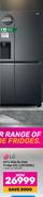 LG Side-By-Side Fridge GC-L257SQSL-611Ltr