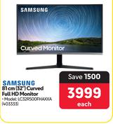 Samsung 81cm (32") Curved Full HD Monitor LC32R500FHAXXA