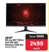 Acer 60cm (24") Nitro Full HD LED Monitor 100Hz