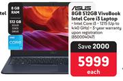 Asus Vivobook Intel Core i3 Laptop