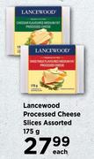 Lancewood Processed Cheese Slices Assorted-175g Each