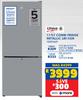 Univa 117L Combi Fridge Metallic UB155M 10301669