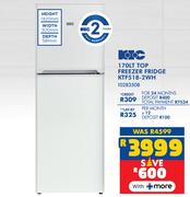 KIC 170L Top Freezer/Fridge KTF518-2WH 10283508