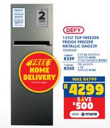 Defy 157L Top Freezer/Fridge Metallic DAD239 10129269