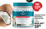 Lifestyle Food Odourless Coconut Oil-1L