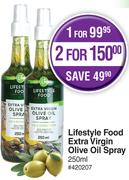 Lifestyle Food Extra Virgin Olive Oil Spray-For 1 X 250ml
