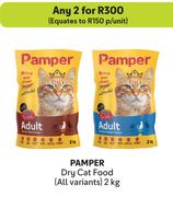 Pamper Dry Cat Food (All Variants)-For Any 2 x 2Kg