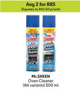 Mr.Sheen Oven Cleaner (All Variants)-For Any 2 x 300ml