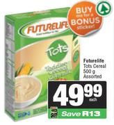 Futurelife Tots Cereal Assorted-500g Each