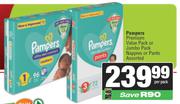 Pampers Premium Value Pack Or Jumbo Pack Nappies Or Pants Assorted-Per Pack