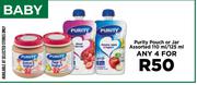 Purity Pouch Or Jar Assorted-For Any 4 x 110ml/125ml