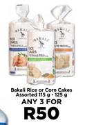 Bakali Rice Or Corn Cakes Assorted-For Any 3 x 115g-125g