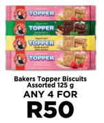 Bakers Topper Biscuits Assorted-For Any 4 x 125g
