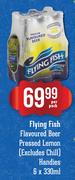 Flying Fish Flavoured Beer Pressed Lemon Handies-6 x 330ml Per Pack