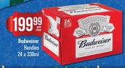 Budweiser Handies-24 x 330ml Per Case