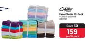 Colibri Face Cloths-Per 10 Pack
