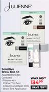 Julienne Sensitive Brow Tint Kit Assorted Shades