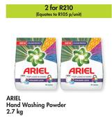 Ariel Hand Washing Powder-For 2 x 2.7Kg