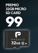 Premio 32GB Micro SD Card