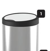 Primaries 27Ltr Stainless Steel Pedal Bin