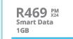 Samsung Galaxy A70-On Smart Data 1GB