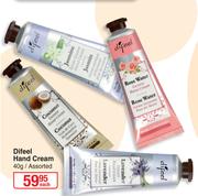 Difeel Hand Cream Assorted-40g Each
